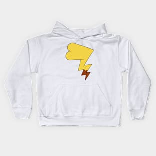 Electric tail female Kids Hoodie